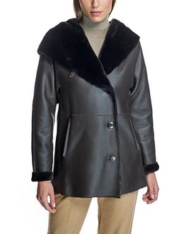 Maximilian Maximilian Reversible Nappa Shearling