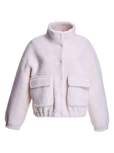 Maximilian Women's Cropped Lambswool Jacket