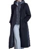Maximilian Women's Long Wool Blend Hooded Puffer - 4