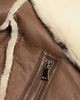 Maximilian Women's Maximilian Shearling Jacket with Sheep Notch Collar - 8
