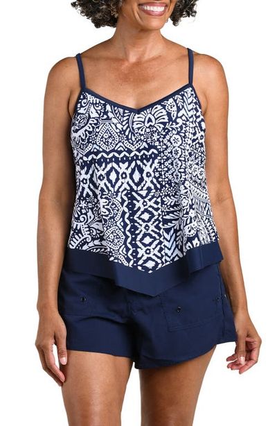 Maxine of Hollywood Maxine of Hollywood Bohemia Flutter Tankini Swim Top