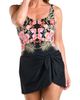 Maxine of Hollywood Maxine of Hollywood Rainforest Reflection Full Coverage One-Piece Swimdress - 1