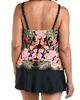 Maxine of Hollywood Maxine of Hollywood Rainforest Reflection Underwire High Neck Tankini Top - 2