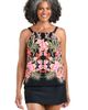 Maxine of Hollywood Maxine of Hollywood Rainforest Reflection Underwire High Neck Tankini Top - 3