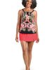 Maxine of Hollywood Maxine of Hollywood Rainforest Reflection Underwire High Neck Tankini Top - 4
