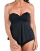Maxine of Hollywood Maxine of Hollywood Solid Underwire Bandeau Tankini Top - 2