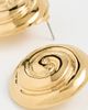 MAYAMAR MAYAMAR Spiral Earrings Gold One - 4