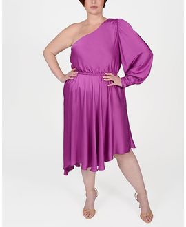 Mayes Nyc Mayes Nyc Olivia One Shoulder Dress