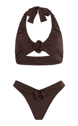 Maygel Coronel Maygel Coronel Brezza Ruched Bikini Set
