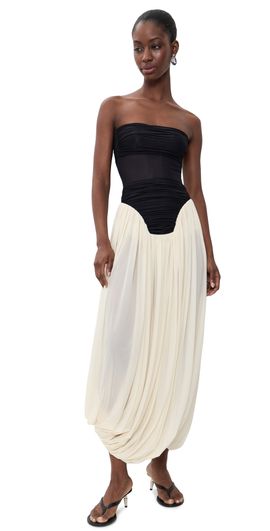 Maygel Coronel Maygel Coronel Lux Dress Antique Basalto