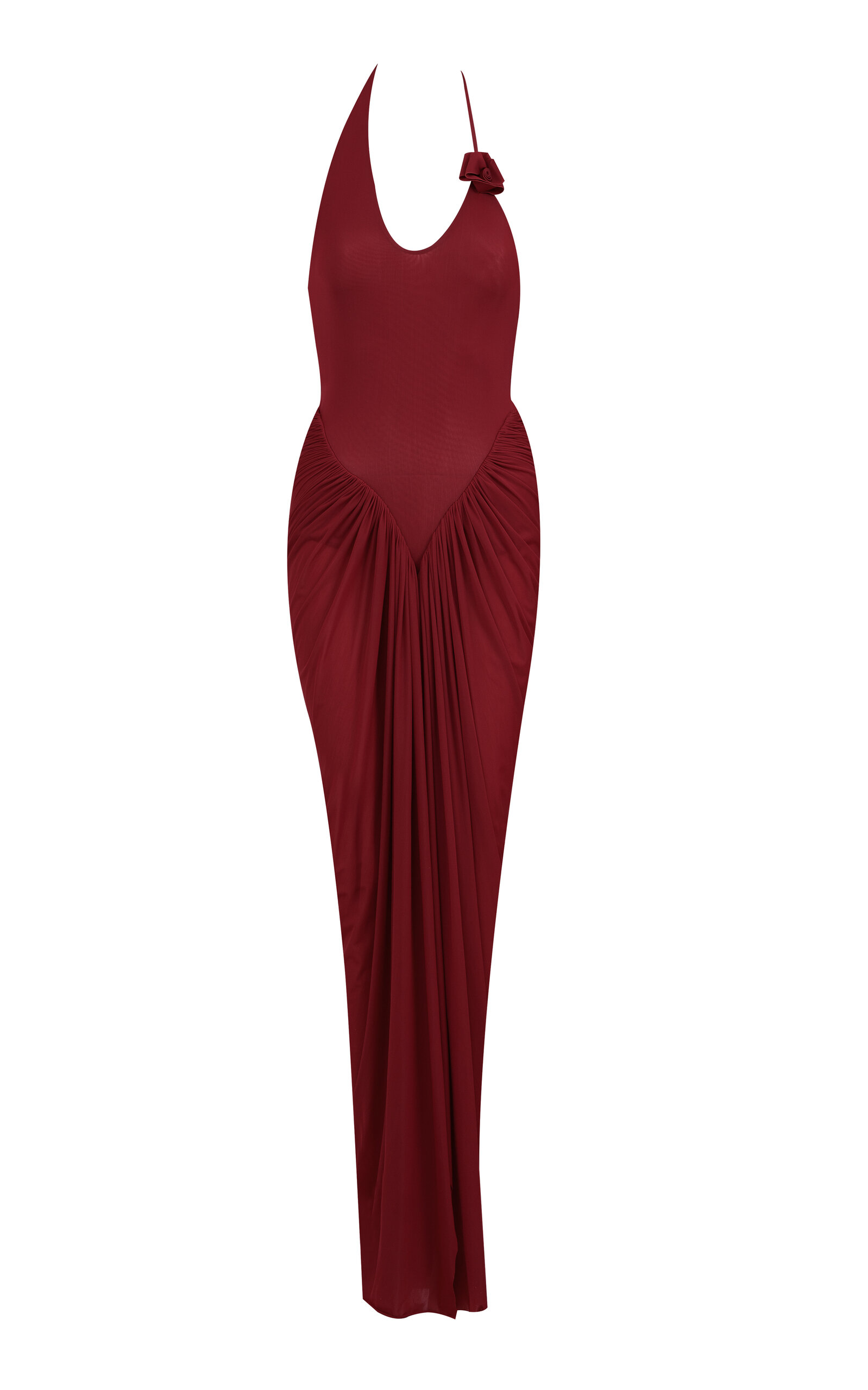 maygel coronel batista draped jersey maxi dress Mesh & Tulle Photoshoot Dresses