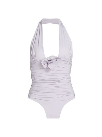Maygel Coronel Women's Pilaya Halterneck One-Piece Swimsuit