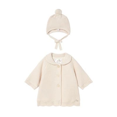 Mayoral Mayoral Knit Jacket with Hat