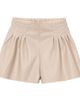 Mayoral Mayoral Pleated Faux Leather Shorts - 1