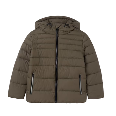 Mayoral Mayoral Quilted Coat With Reflective Details