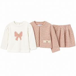 Mayoral Mayoral Tweed Skirt Set