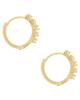 Mazin Jewels Mazin Jewels Baguette Hoop Earrings - 2