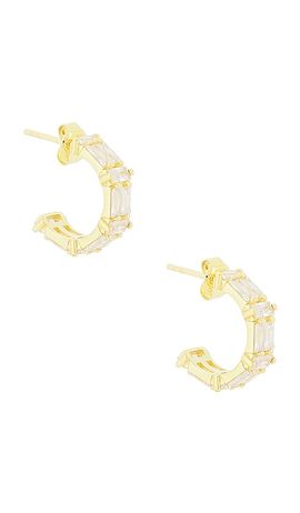 Mazin Jewels Mazin Jewels Eclat Hoops Earring