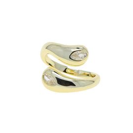Mazin Jewels Mazin Jewels Mallorca Ring with Green Stones