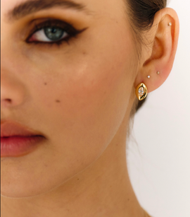 Mazin Jewels Mazin Jewels Marquise Studs