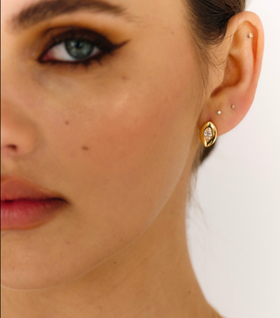 Mazin Jewels Mazin Jewels Marquise Studs