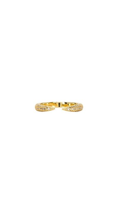 Mazin Jewels Mazin Jewels Open Rivet Ring