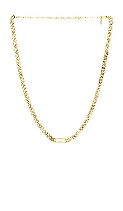 Mazin Jewels Mazin Jewels Starburst Cuban Link Necklace