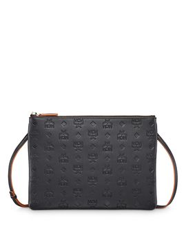 Mcm Mcm Aren Crossbody Pouch in Monogram Leather