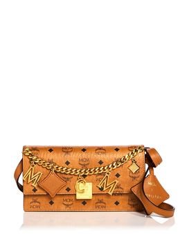 Mcm Mcm Aren Medium Visetos Canvas Crossbody