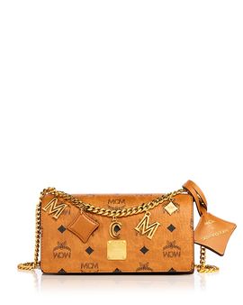 Mcm Mcm Aren Mini Visetos Canvas Crossbody