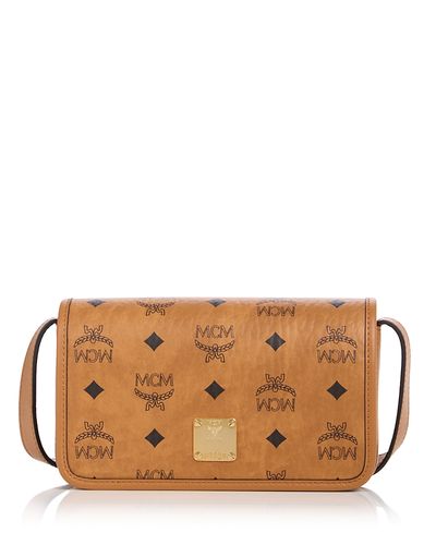 Mcm Mcm Aren Small Visetos Crossbody Bag