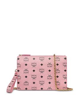 Mcm Mcm Aren Visetos Canvas Pouch