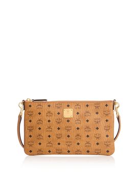 Mcm Mcm Aren Visetos Small Crossbody Pouch Bag
