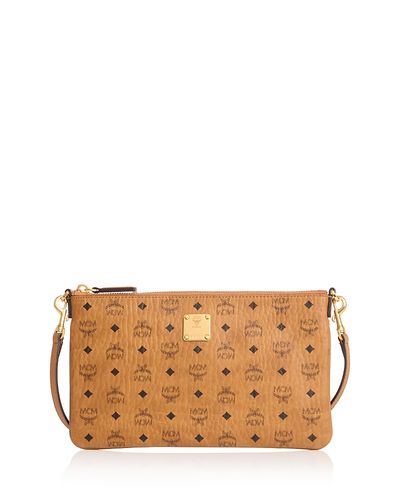 Mcm Mcm Aren Visetos Small Crossbody Pouch Bag