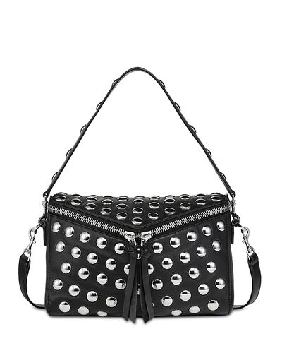 Mcm Mcm Aren Visetos Studded Crossbody Bag