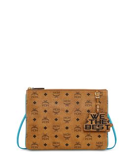 Mcm Mcm Collection Mcm X Wtb Allover Logo Flat Pouch