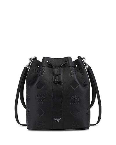 Mcm Mcm Dessau Maxi Monogram Leather Drawstring Bag