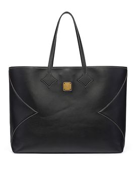 Mcm Mcm Dia Extra Large Leather Shopper Tote