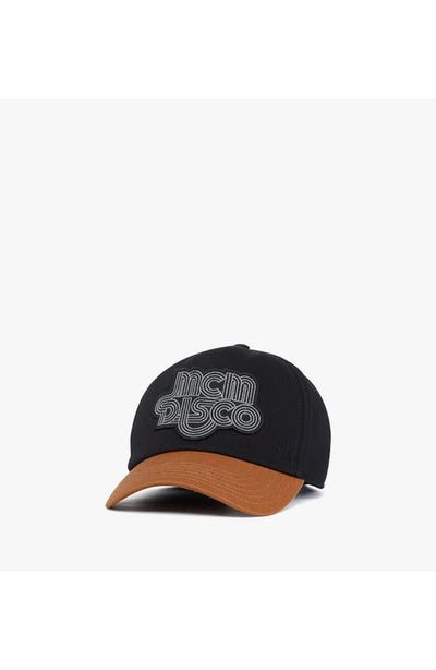 MCM MCM Disco Logo Embroidery Cap