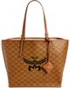 MCM MCM Himmel Lauretos Coated Canvas Shopper Bag - 1