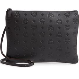 MCM MCM Klara Monogram Calfskin Leather Crossbody Pouch