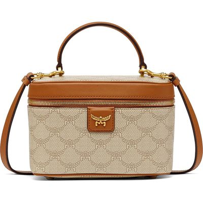 MCM MCM Lauretos Coated Canvas Crossbody Bag