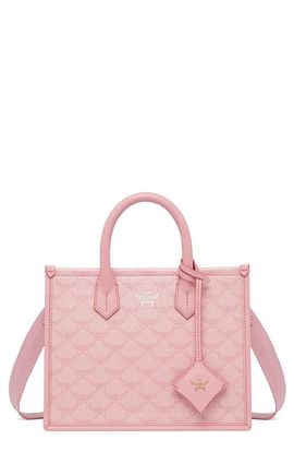 MCM MCM Lauretos Coated Canvas Tote