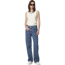 MCM MCM Lauretos Monogram Denim Jeans