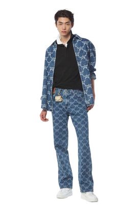 MCM MCM Lauretos Monogram Denim Shirt