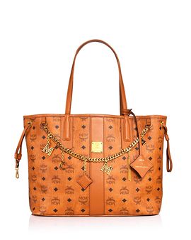 Mcm Mcm Liz Visetos Canvas Shopper Bag