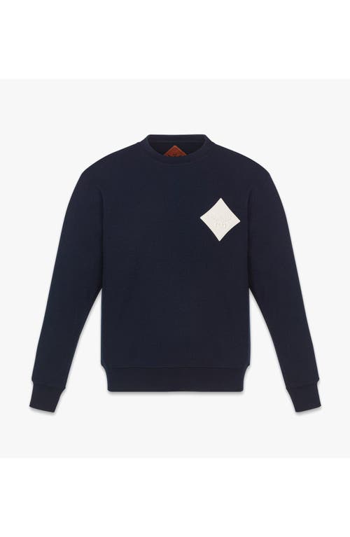 MCM MCM Logo Patch Bouclé Sweatshirt