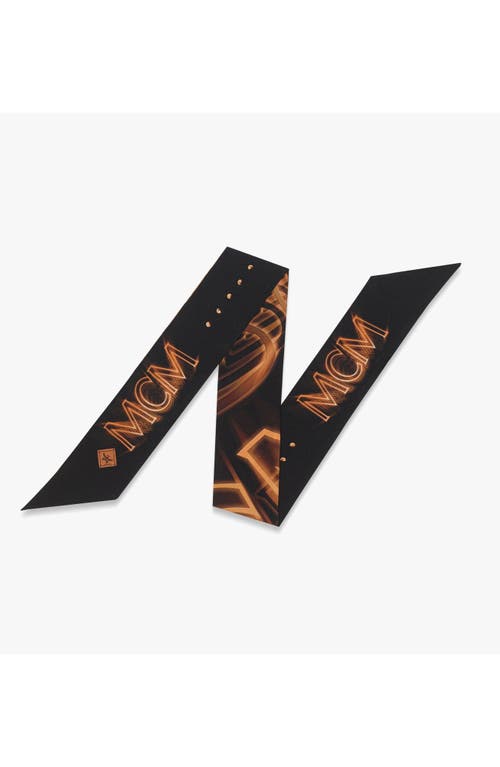 MCM MCM M50 Logo Petite Silk Scarf