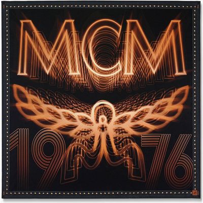 MCM MCM M50 Logo Silk Scarf