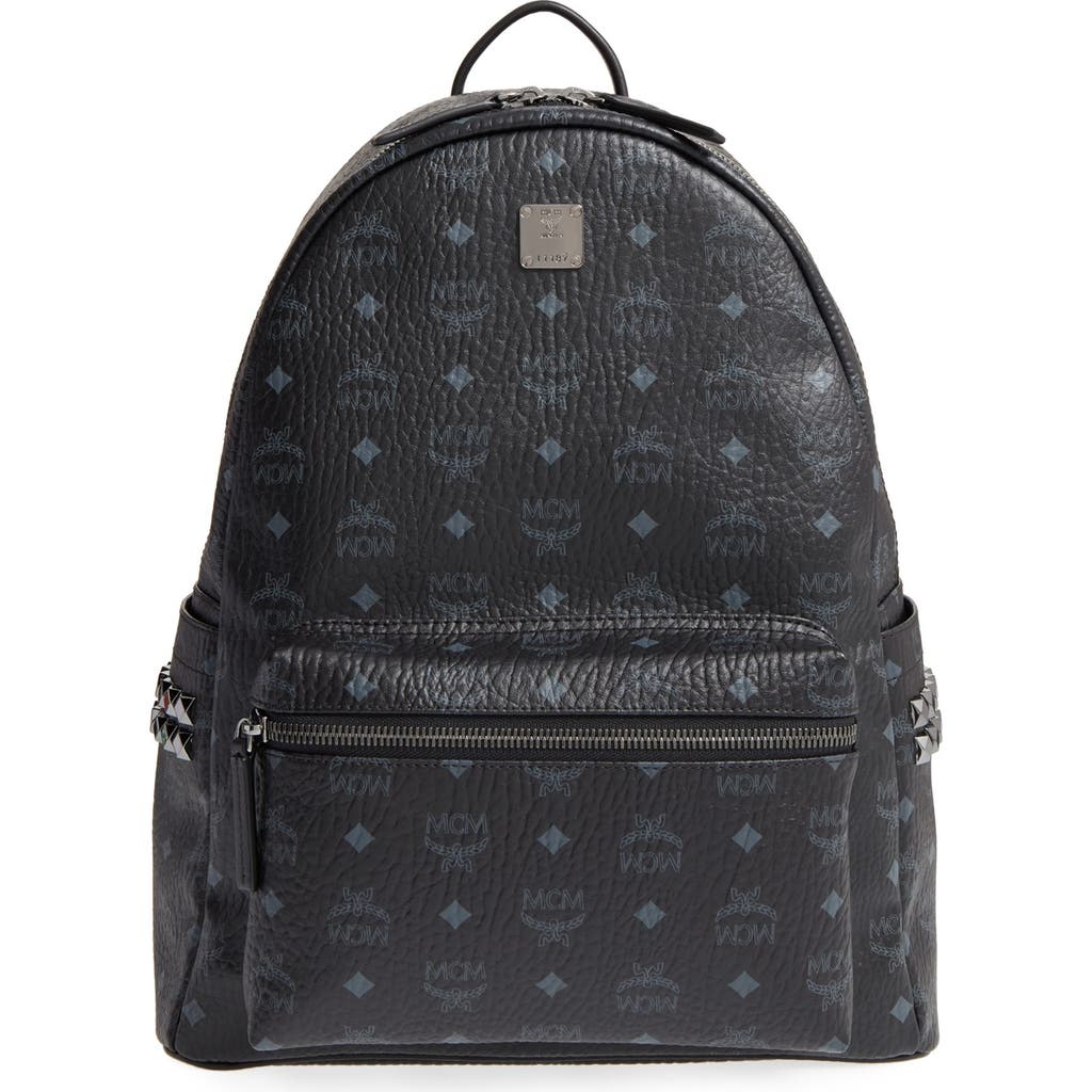 MCM MCM Medium Stark Visetos Studded Backpack